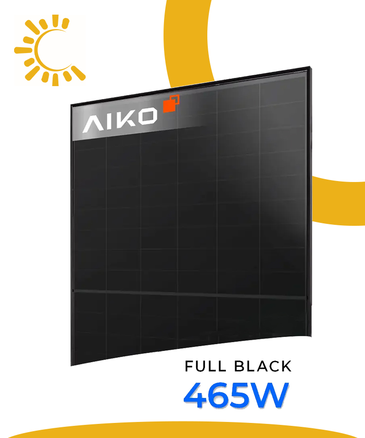 Aiko Solar 475W Dual Glass Full Black Modul AIKO A475 MCE54Db Neostar 